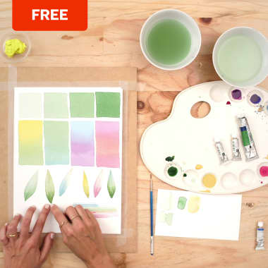5 Free Classes to Learn How to Create Color Palettes for Watercolor Painting