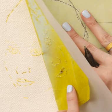 Tutorial Bordado: cómo transferir tu diseño del papel a la tela