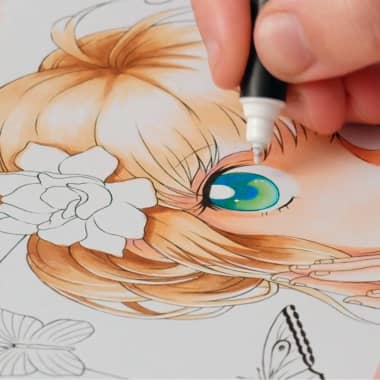 Manga Tutorial: Give Eyes Color and Sparkle
