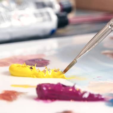 Glossário: diferentes tipos de tinta e materiais de pintura