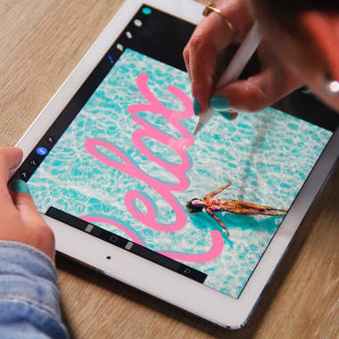 8 apps divertidos para iPad para praticar caligrafia e lettering