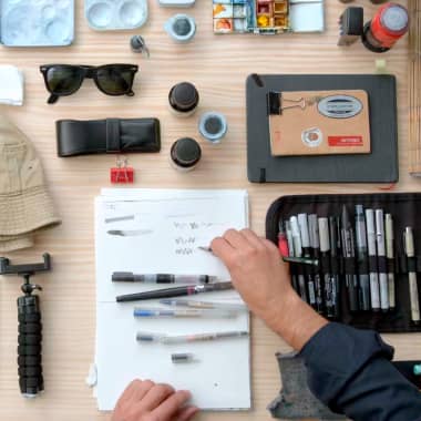 The Materials You Need for Your Urban Sketchbook