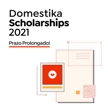 Domestika Scholarships 2021: prolongamos o prazo até 25 de abril!