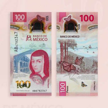 Este billete mexicano es el mejor diseño del mundo en 2020