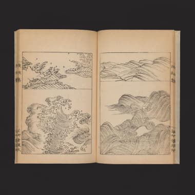 3 livros japoneses gratuitos para ilustrar ondas