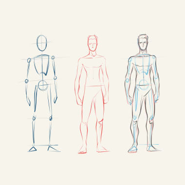 Tutorial Ilustración: cómo dibujar el cuerpo humano a escala