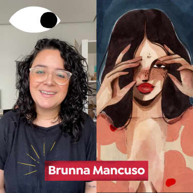 La artista multidisciplinar Brunna Mancuso, en Diarios Domestika