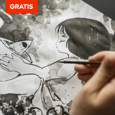 10 clases online gratis para aprender a dibujar con tinta china