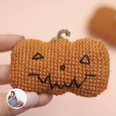 Como crochetar uma abóbora amigurumi para o Halloween