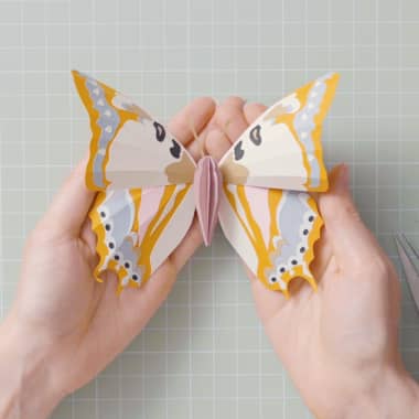 DIY Tutorial: How to Make a 3D Paper Butterfly