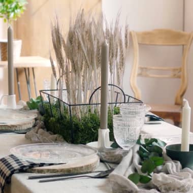 Tutorial Decoración: cómo decorar tu mesa estilo farmhouse 