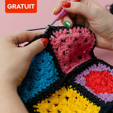 Patron gratuit : Comment crocheter un granny square
