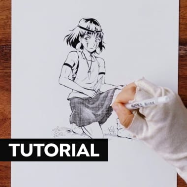 Tutorial Mangá: como desenhar a Princesa Mononoke
