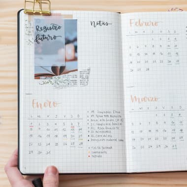 Tutorial bullet journal: 3 ideas para crear tu calendario mensual 2022