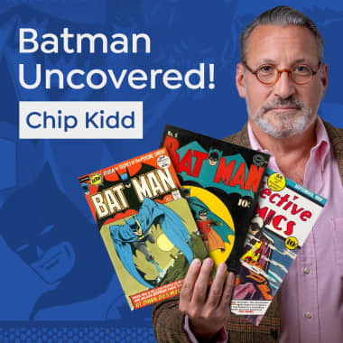 A Brief History of Batman Comic Book Covers with Chip Kidd
