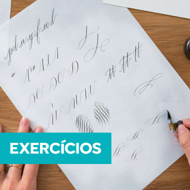 5 exercícios divertidos de caligrafia com caneta bico de pena