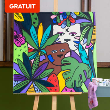 Gratuit : téléchargez une illustration pour créer une toile tropicale