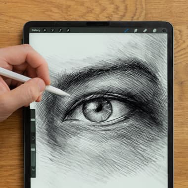 iPad Tutorial: How to Draw an Eye Using Procreate Pencils
