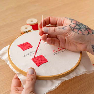 Free PDF Pattern: Embroidery Samplers to Learn New Stitches