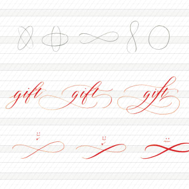 PDF gratis con ejercicios prácticos de caligrafía moderna