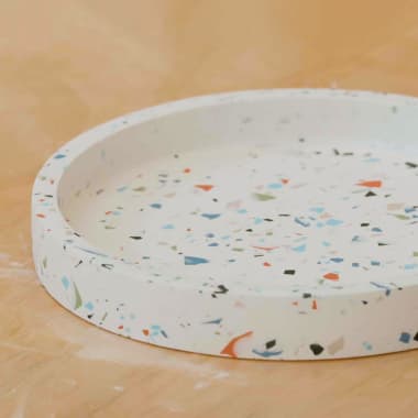 Terrazzo Tutorial: How to Make a Terrazzo Tray from Resin