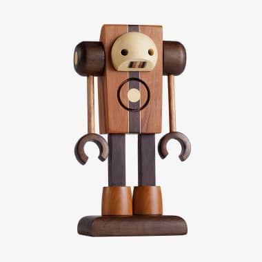 Descarga gratis una plantilla para construir un robot de madera