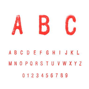 Descarga gratis: Plantilla con tipografías del abecedario para crear tu sello personal