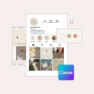 Descarga gratis: plantilla de Canva para crear tu feed de Instagram