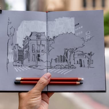 A Arte do Traço no Urban Sketching Por Raro de Oliveira