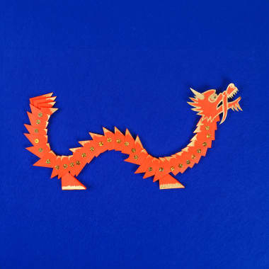 Cómo hacer un dragón de papel para celebrar el Año Nuevo chino