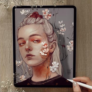 Free Download: Procreate Brushes to create Illustrated Portraits