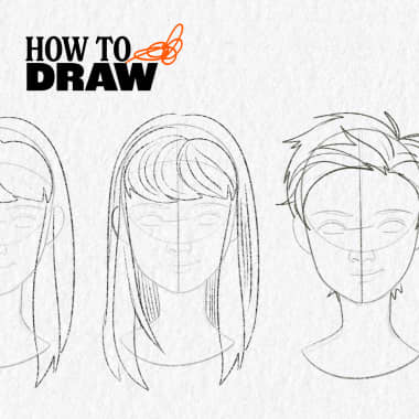 How to Draw Hair (+Free Download)