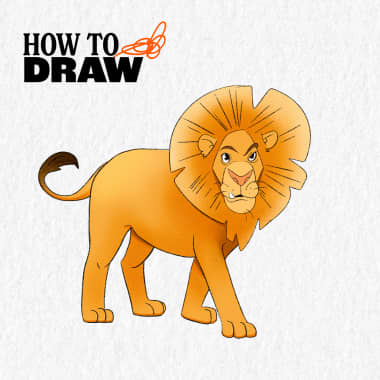 How to Draw a Lion (+Free Download!)