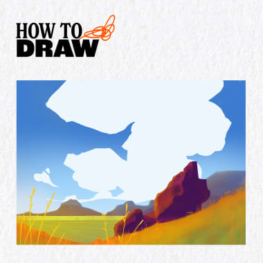 How to Paint a Landscape Digitally (+Free Download)