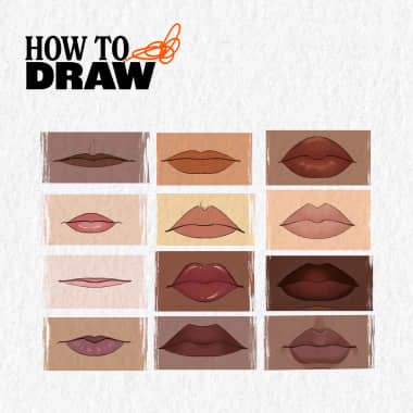 Drawing Tutorial: How to Draw Lip Shapes