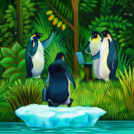 Técnicas de pintura acrílica para ilustração criativa. Um curso de Ilustração de Jon Berkeley