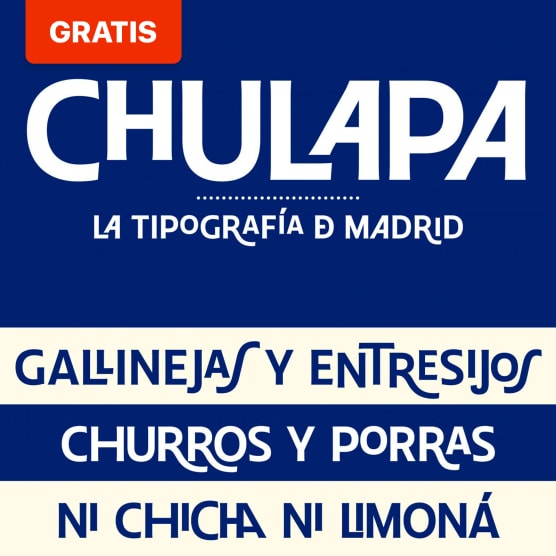 Descarga Chulapa, la tipografía de Madrid para el mundo