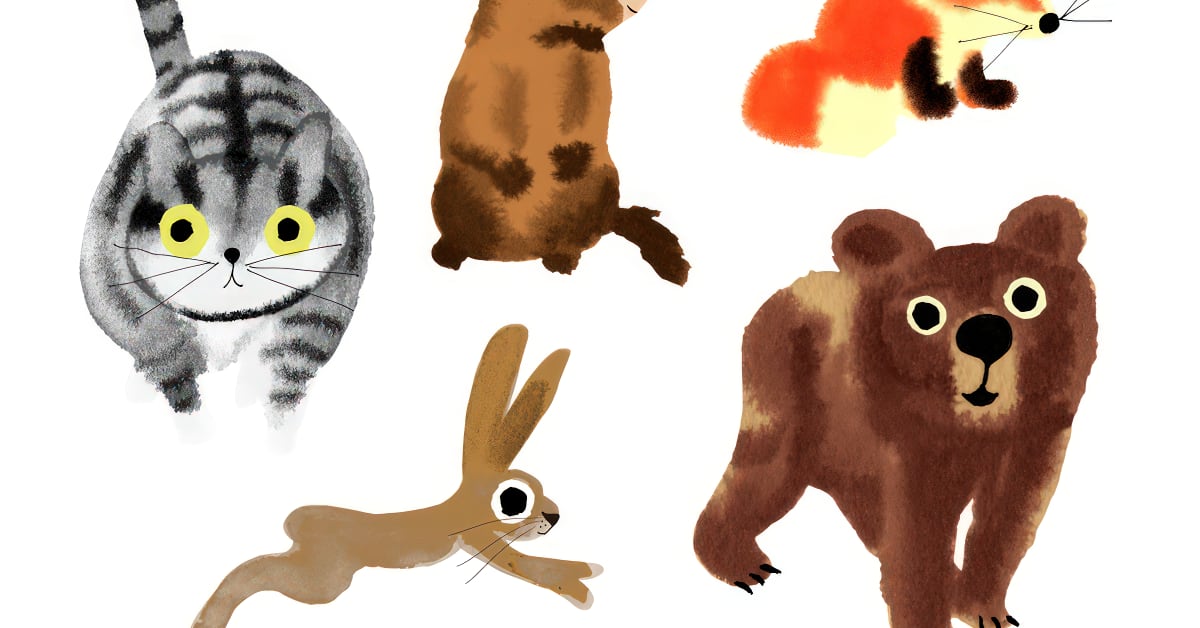 Illustrated Animal Characters for Storybooks