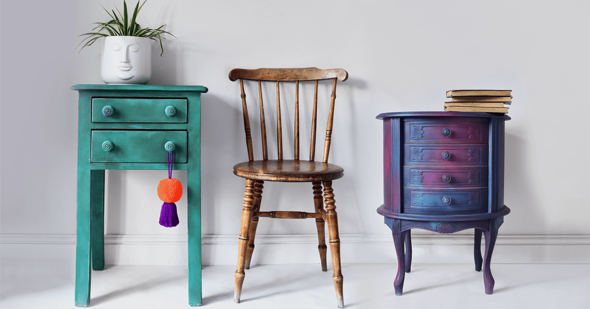 Upcycling Vintage Furniture with Painting Techniques