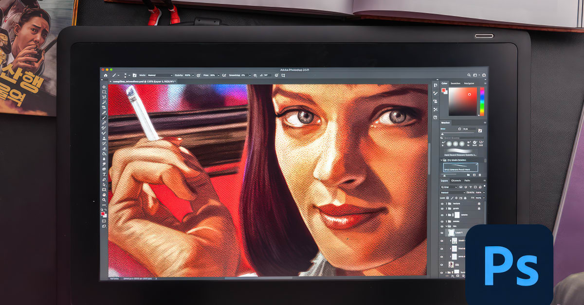 Pop Culture Character Painting in Photoshop