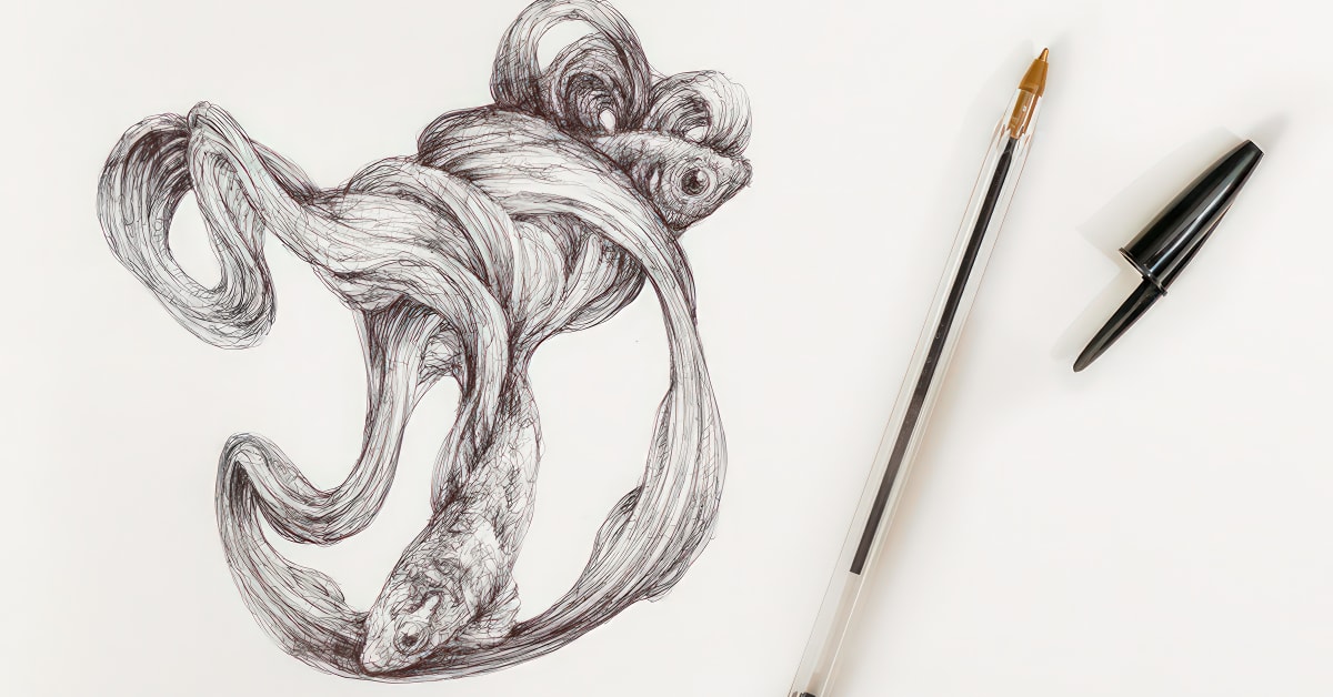 Sketchbook Illustration with Pen: Embracing Mistakes