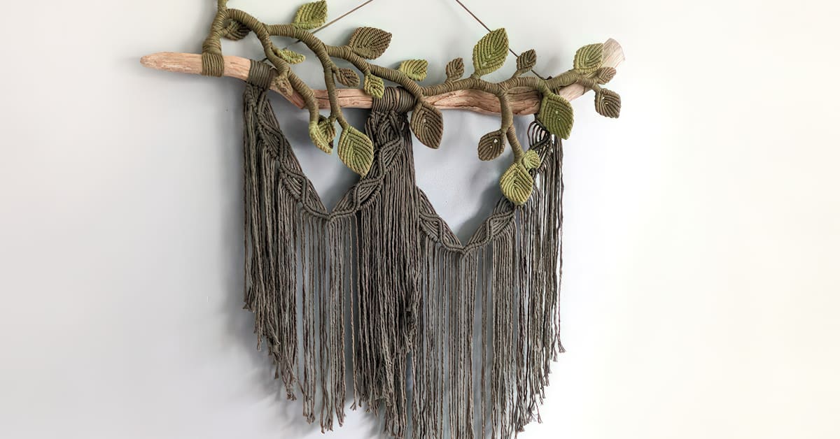 “3D Macramé for Botanical Wall Hanging”. Craft online course by String  Theories Fiber Design | Domestika
