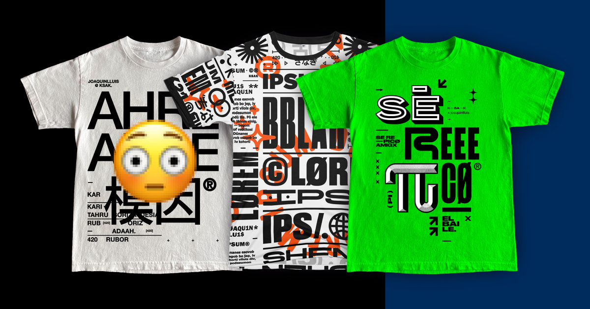 Diseño de camisetas de tipografía, diseño de camisetas de