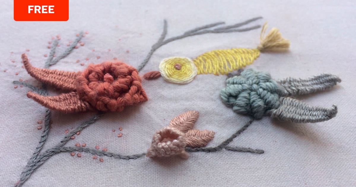 Free Download: embroidery stitch guide | Domestika