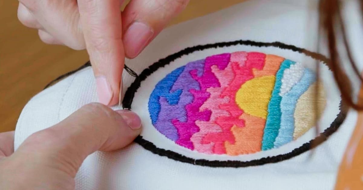 Embroidery Tutorial How to Embroider a Patch by Hand Domestika