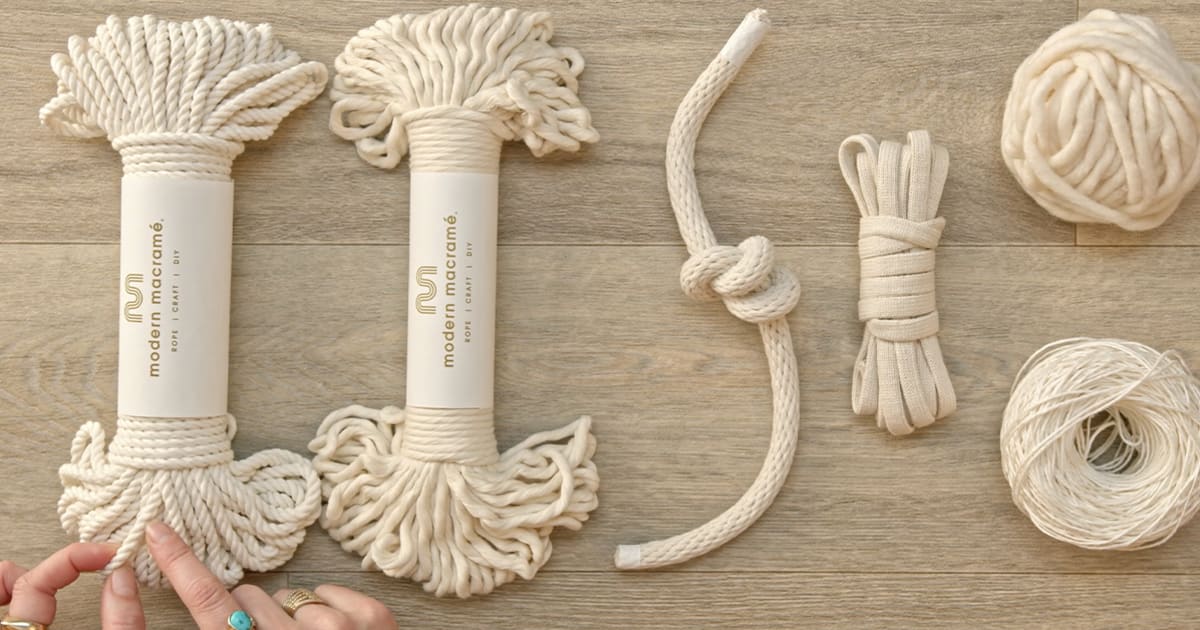 The Best Types and Sizes of Rope to Use for Macramé Projects
