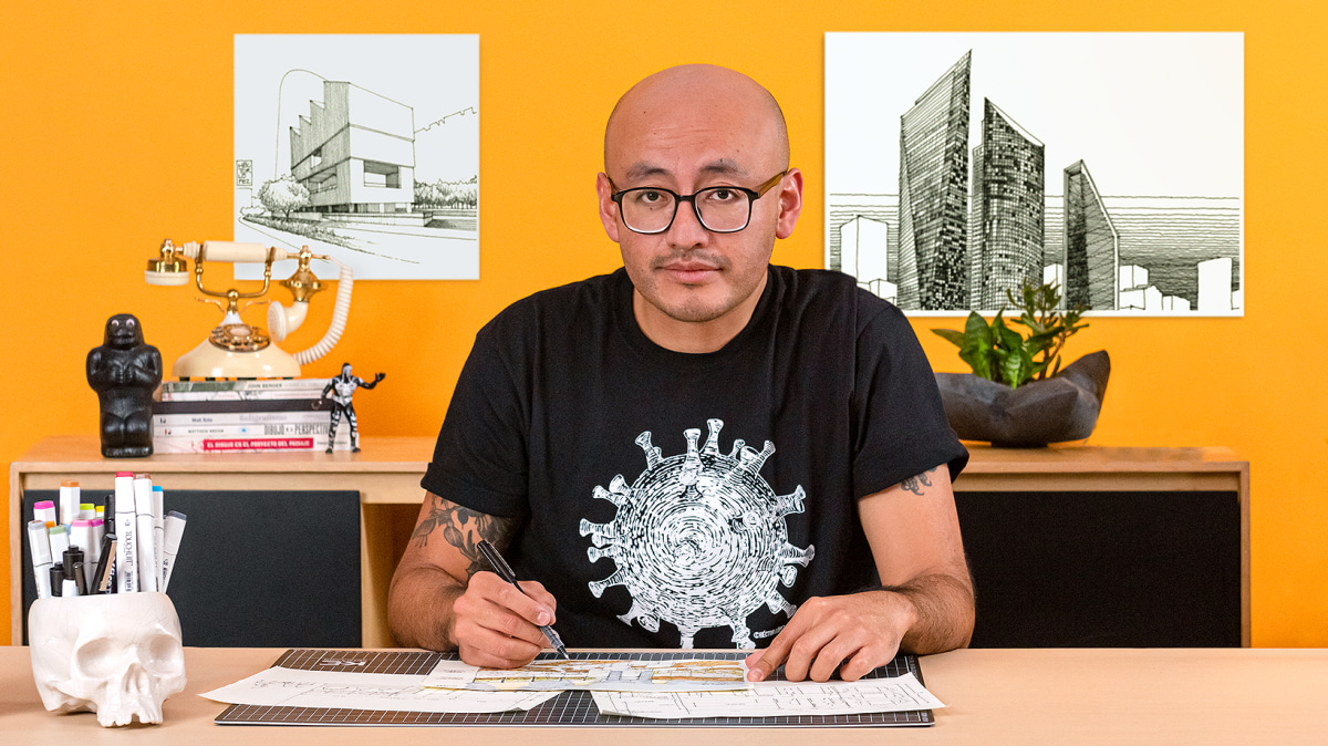 Curso online - Introducción al dibujo arquitectónico a mano alzada (Héctor  López)