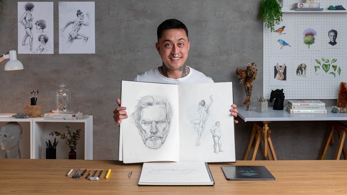 Corso online - Introduzione al ritratto con inchiostro di china e pennino  (José Rosero)