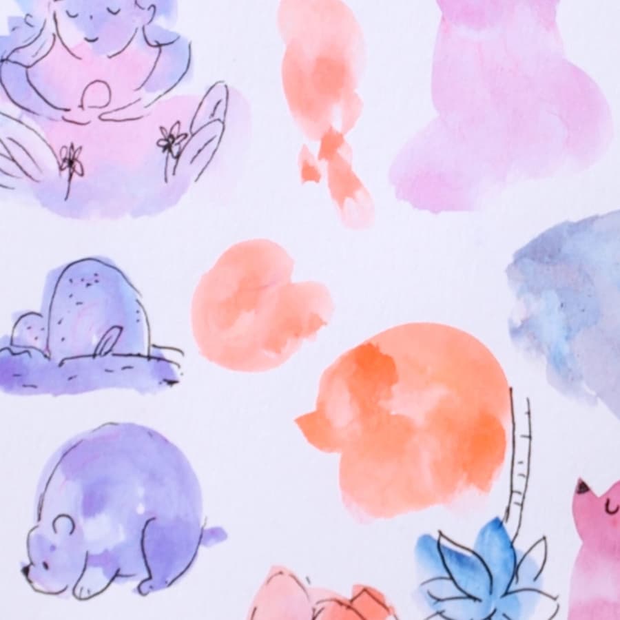 Watercolor Tutorial: How to unblock your creativity