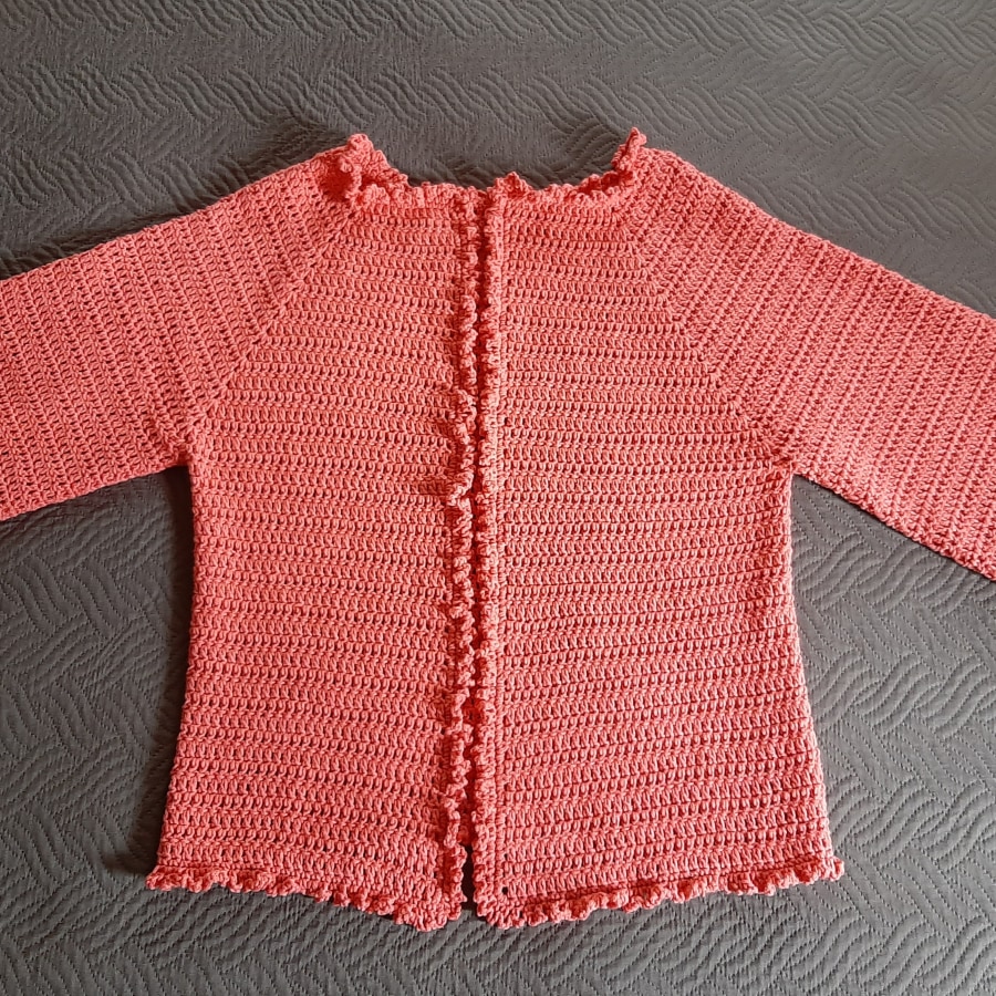 Mi Proyecto del curso:  Top-down: prendas a crochet de una sola pieza by mariadolores72